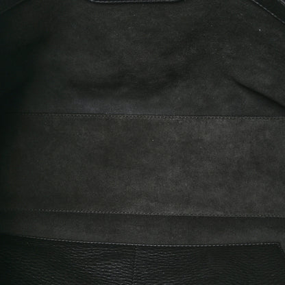 Valentino Garavani Grained Calfskin Rockstud Shoulder Tote Black 5 of 9