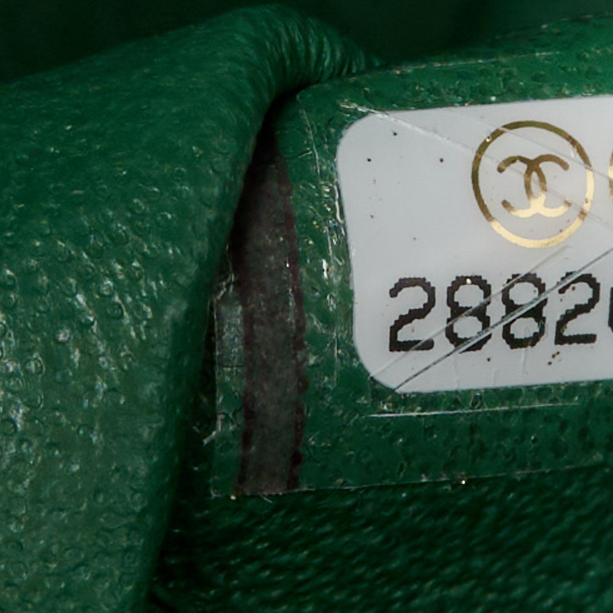 Chanel Lambskin Quilted Medium Double Flap Green 8 of 12