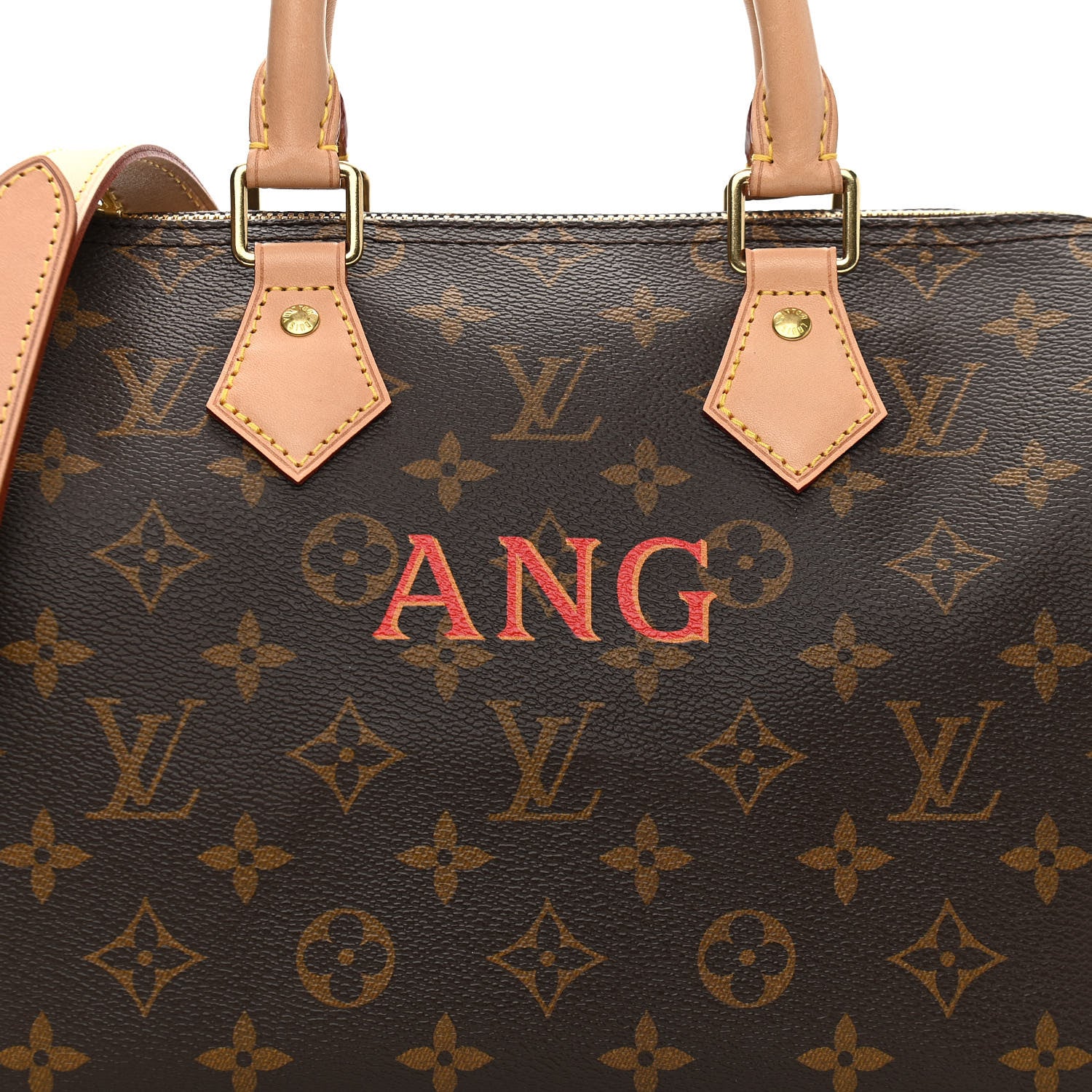Louis Vuitton Monogram My LV Heritage Speedy Bandouliere 25 Rouge Orange 8 of 11