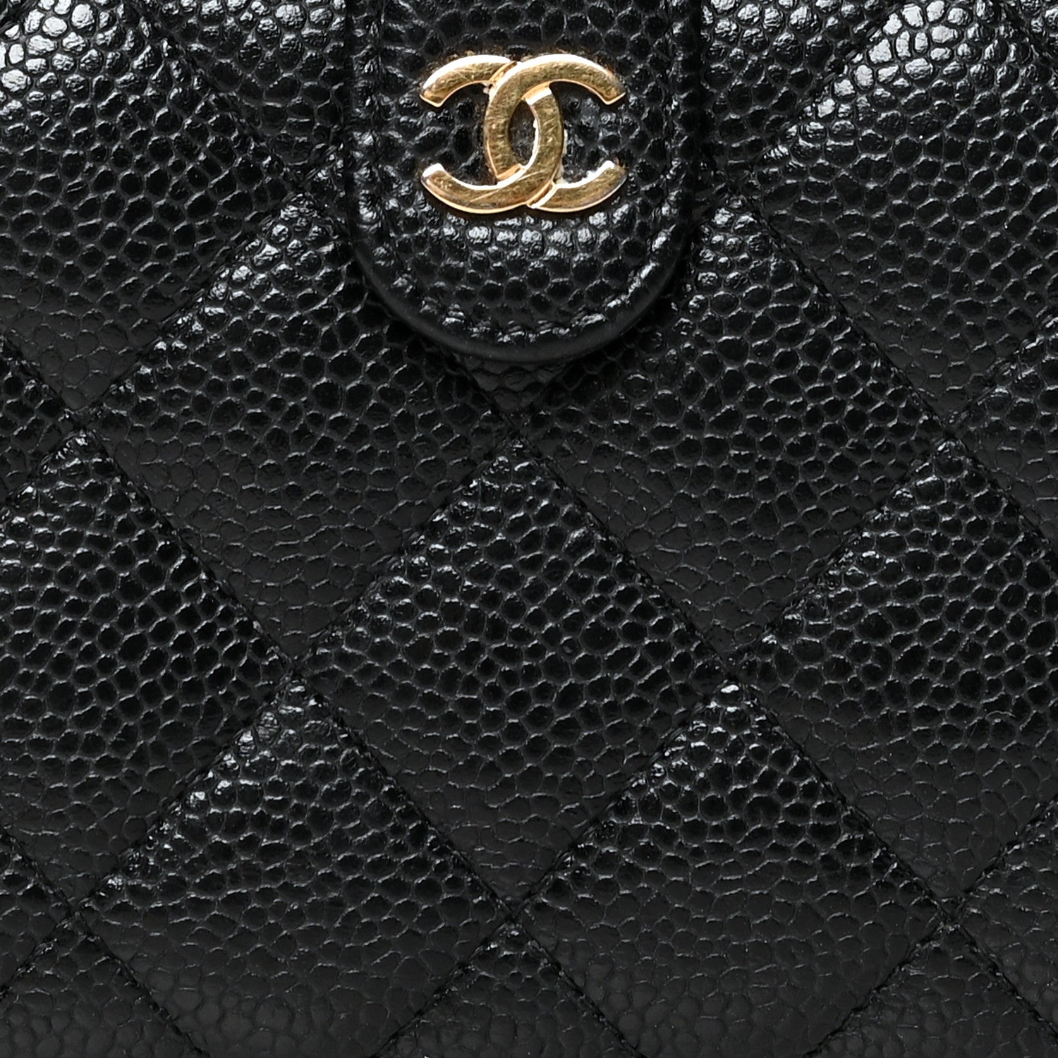 Chanel Caviar Quilted CC French Wallet Black 9 of 11