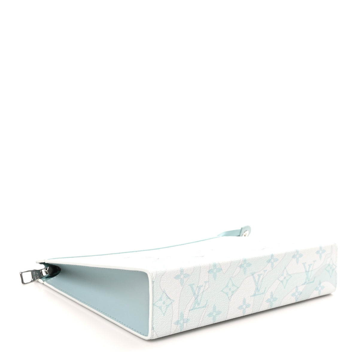 Monogram Aquagarden Pochette Voyage MM Crystal Blue