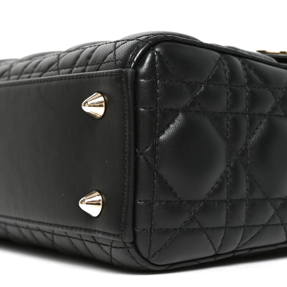 Lambskin Cannage Small My ABCDior Lady Dior Black