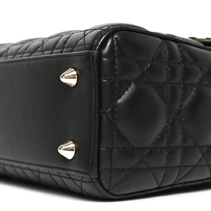 Christian Dior Lambskin Cannage Small My ABCDior Lady Dior Black 8 of 8