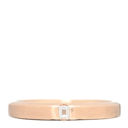 Tiffany 18K Rose Gold Diamond Charles Setting Satin Finish Ring 47 4 1 of 5