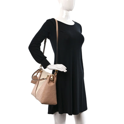 Louis Vuitton Empreinte V Tote MM Beige Rose Creme 2 of 10