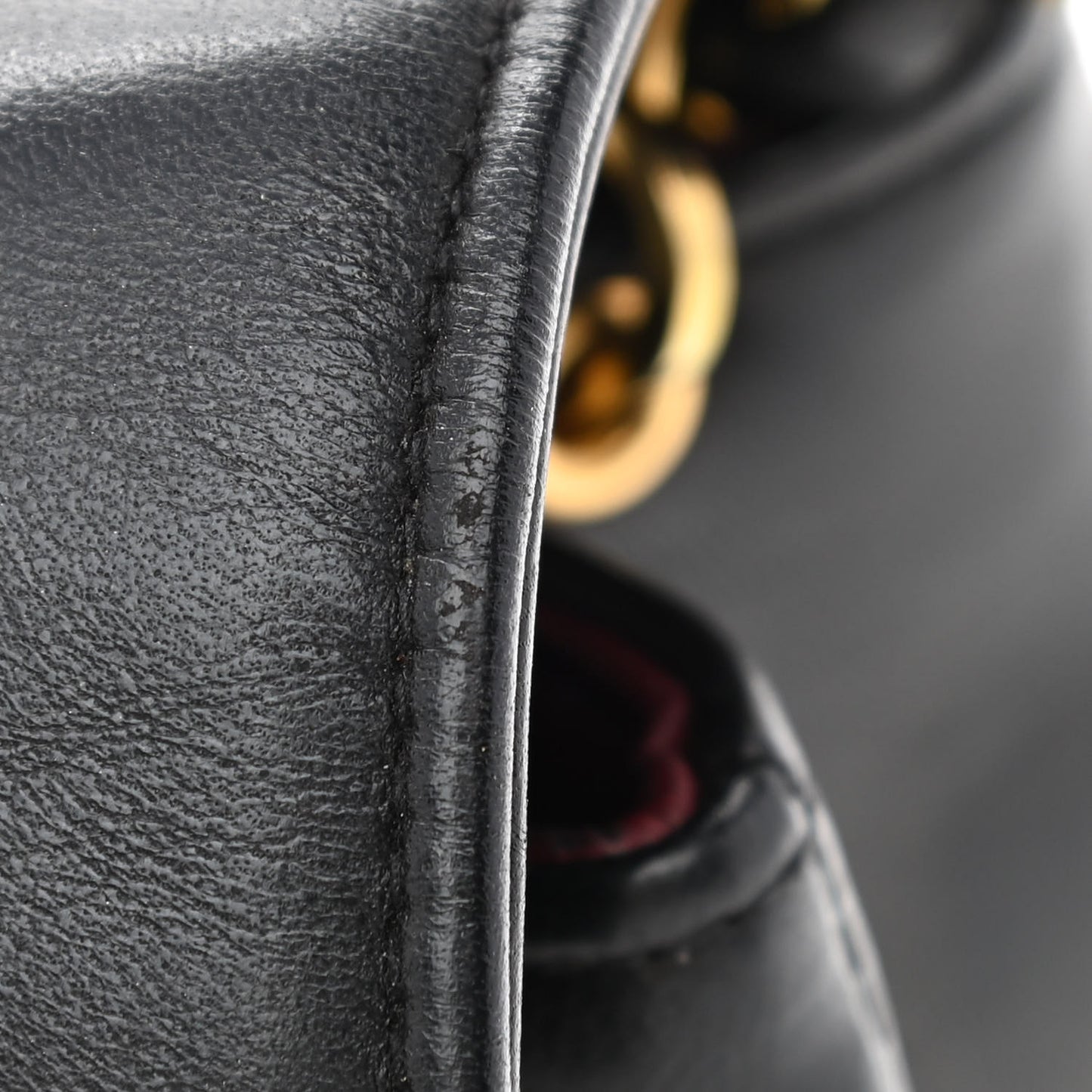 Lambskin Quilted Medium Single Flap Black