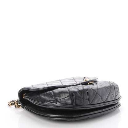 Chanel Aged Calfskin Small Bubble CC Flap Black 5 of 9