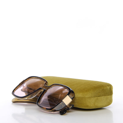 Gucci Oversize Square Frame GG0318S Sunglasses Brown 8 of 8
