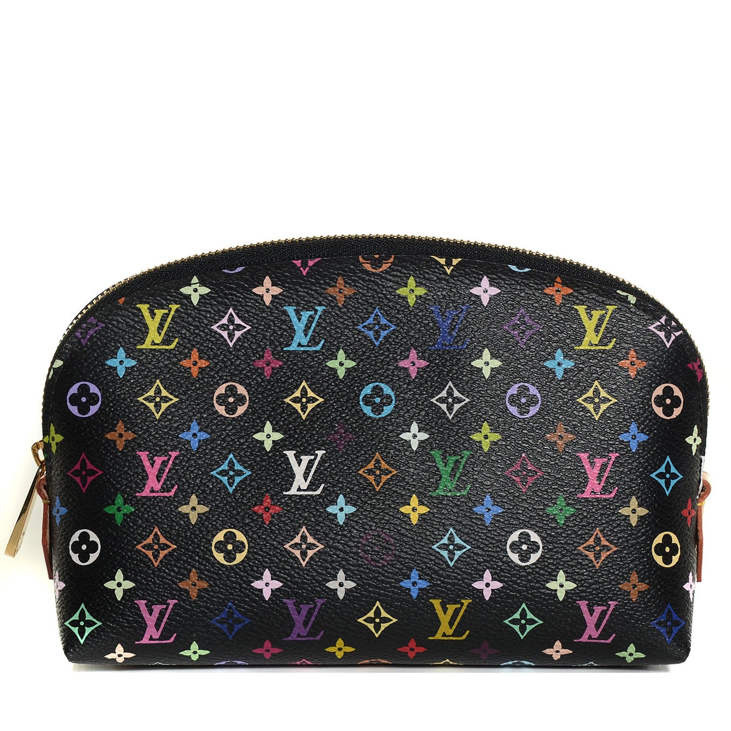 Louis Vuitton Monogram Multicolor Cosmetic Pouch Black Grenade 1 of 7