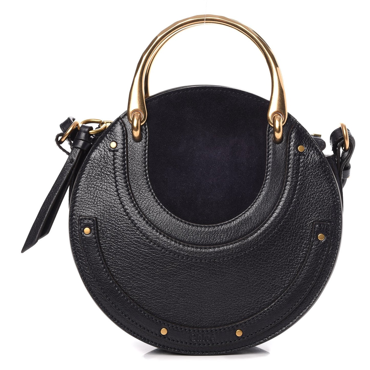 Calfskin Suede Small Pixie Bag Full Blue