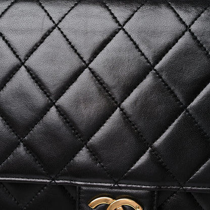 Chanel Lambskin Quilted Medium Single Flap Black 19 of 22