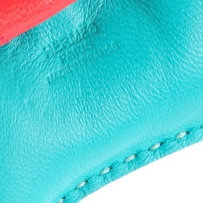 Hermes Milo Lambskin Grigri Rodeo Horse Bag Charm PM Lagon Bleu Izmir Bougainvillea 3 of 3