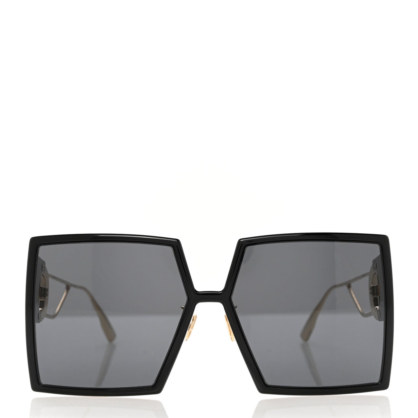 Square 30 Montaigne Sunglasses Black