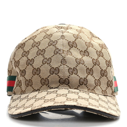 Gucci Monogram Web Baseball Hat M Beige Cocoa 2 of 9