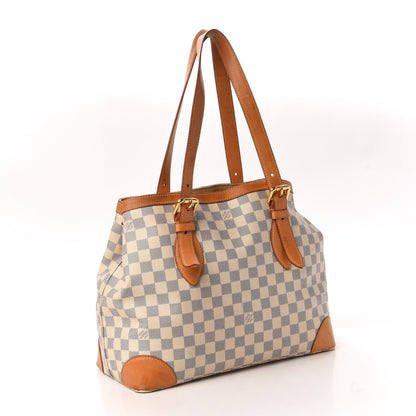 Louis Vuitton Damier Azur Hampstead MM 3 of 12