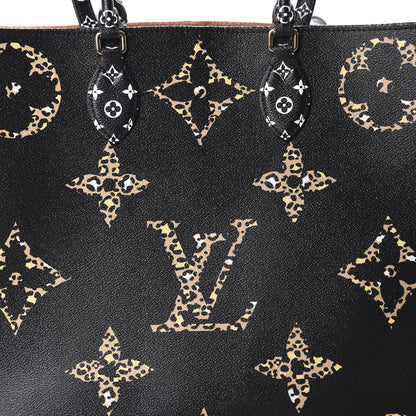 Louis Vuitton Monogram Giant Jungle Onthego GM Black 8 of 10