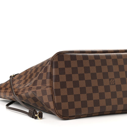 Louis Vuitton Damier Ebene Neo Neverfull MM Rose Ballerine 8 of 10