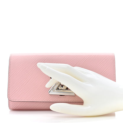 Louis Vuitton Epi Twist Wallet Rose Ballerine 2 of 8