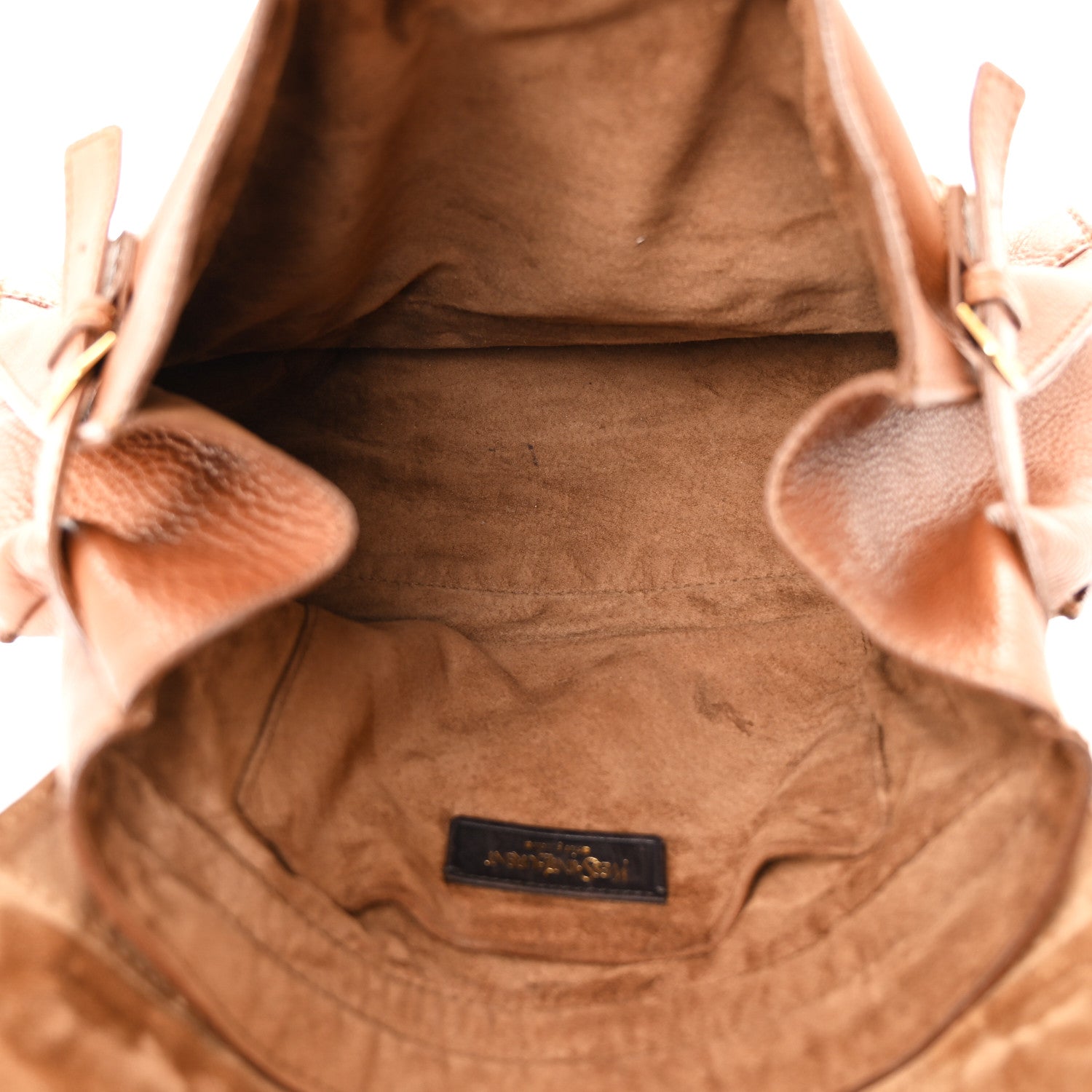 Saint Laurent Calfskin Montmarte Bag Brown 5 of 12
