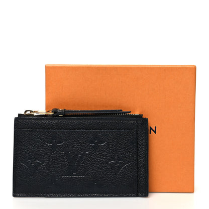 Louis Vuitton Empreinte Zipper Card Holder Black 11 of 11