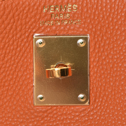 Hermes Togo Kelly Retourne 35 Orange 25 of 34