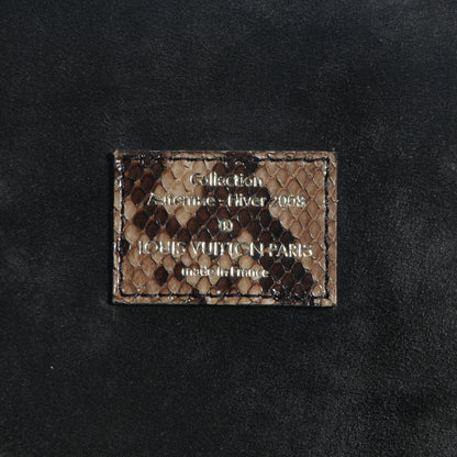 Louis Vuitton Suede Python Monogram Whisper PM Kohl 6 of 8