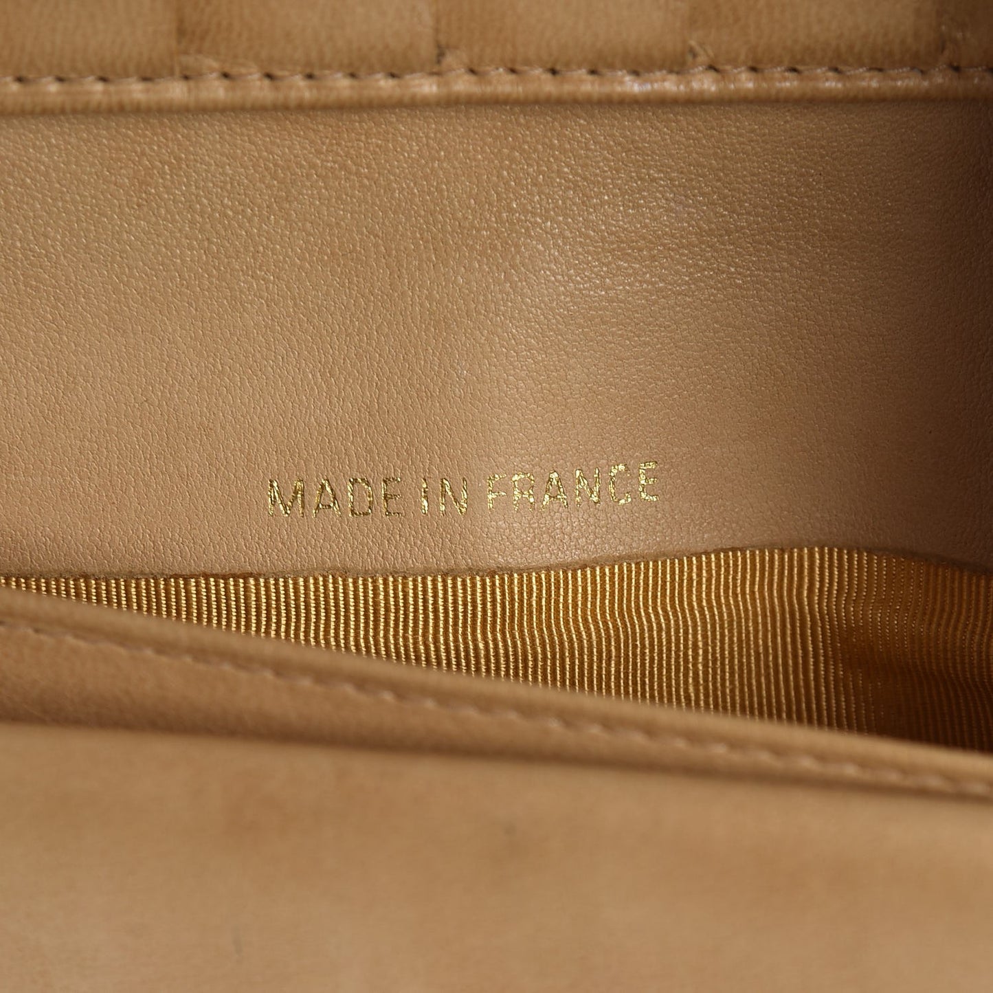 Caviar Timeless CC French Wallet Beige