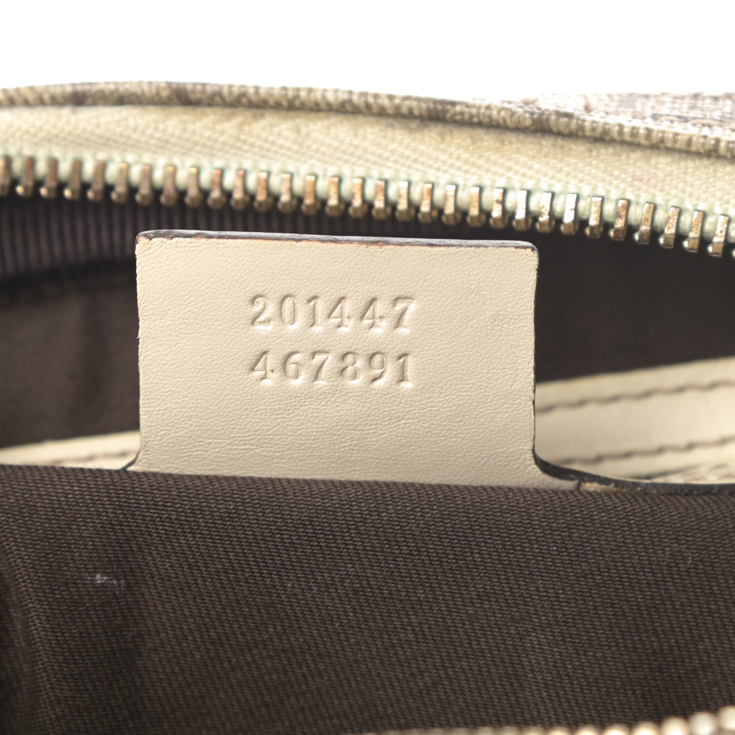 GG Plus Monogram Small Shoulder Bag Off White