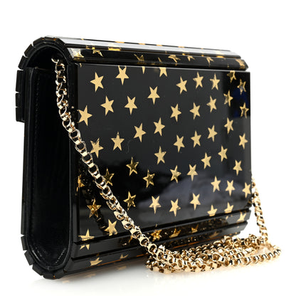 Jimmy Choo Acrylic Star Candy Clutch Black 3 of 9
