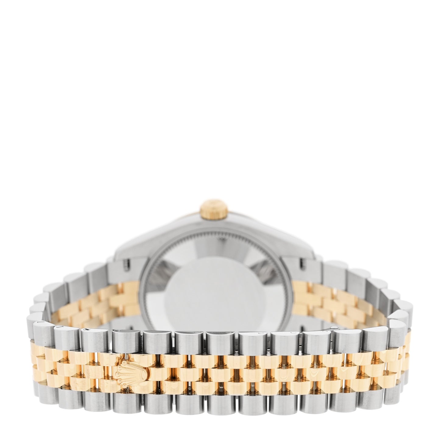 Stainless Steel 18K Yellow Gold Diamond 31mm Oyster Perpetual Datejust Watch Silver Roman 278273