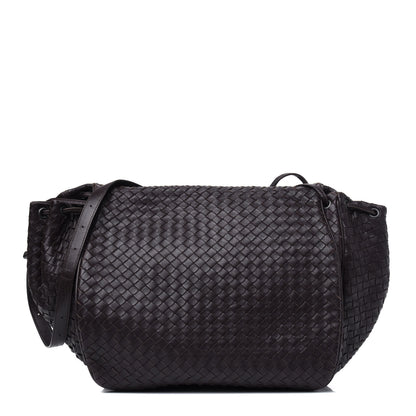 Bottega Veneta Nappa Intrecciato Shoulder Bag Ebano 1 of 5