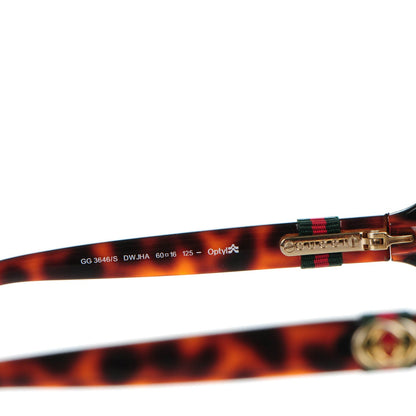 Gucci GG Web 3646/S Sunglasses Tortoise 5 of 7