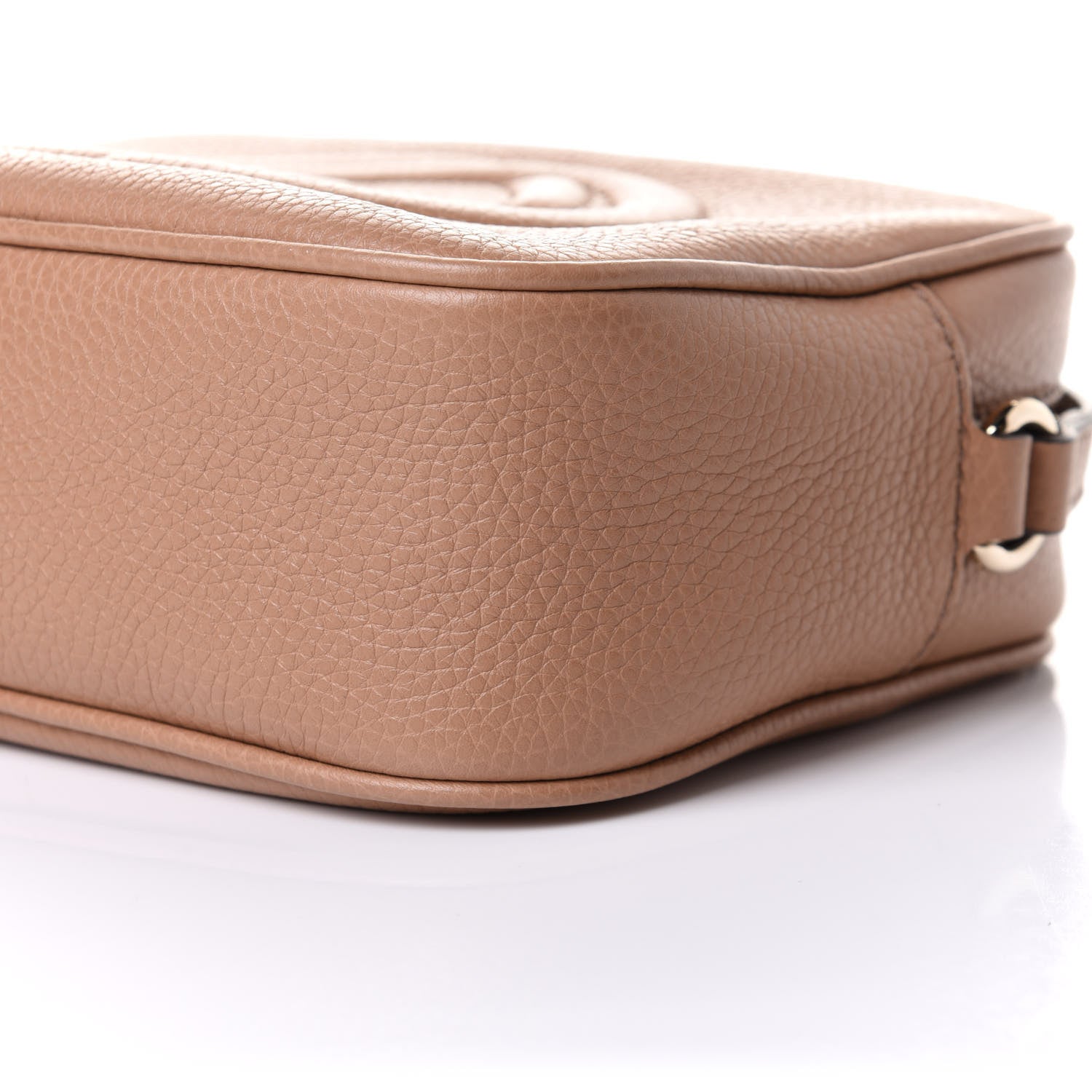 Gucci Pebbled Calfskin Small Soho Disco Bag Camelia 10 of 10