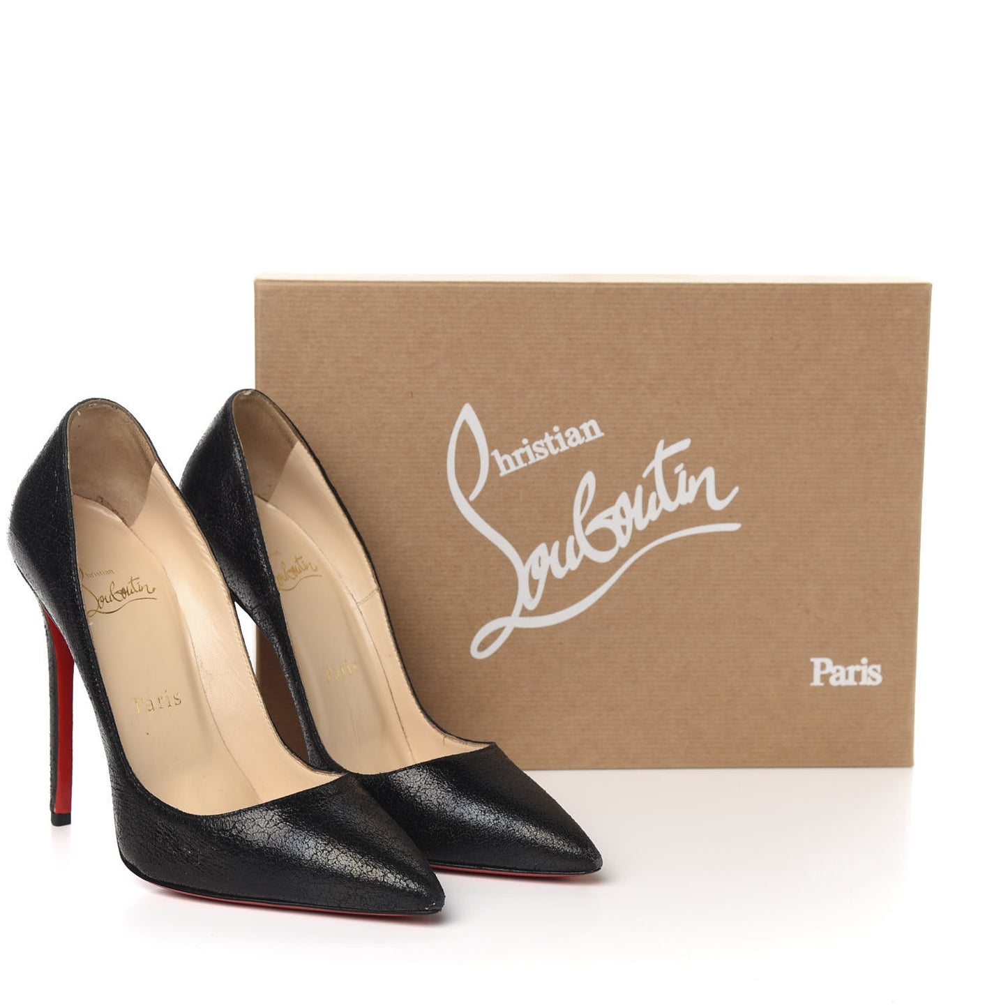 Crackled Suede So Kate 120 Pumps 37 Black