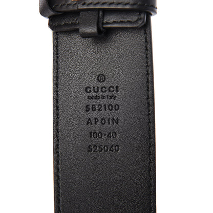 Gucci Calfskin Crystal Double G 40mm Belt 100 40 Black 4 of 10