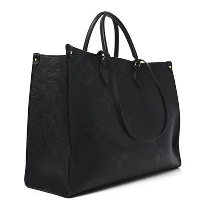 Louis Vuitton Empreinte Monogram Giant Onthego GM Black 3 of 9