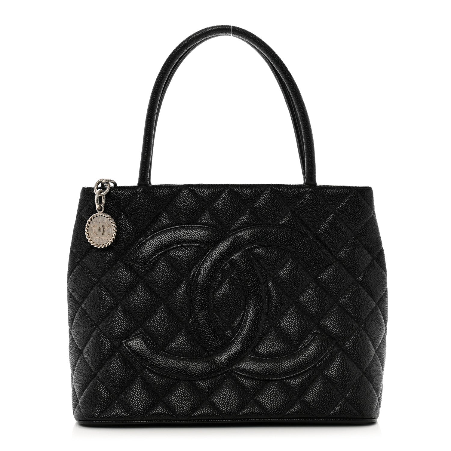 Chanel Caviar Quilted Medallion Tote Black 1 of 10