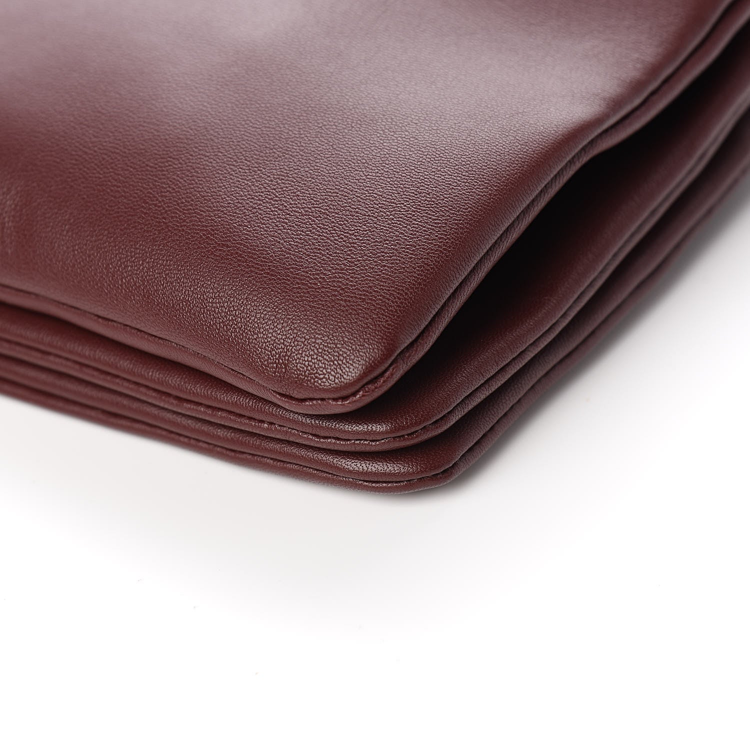 Celine Smooth Lambskin Small Trio Crossbody Bag Burgundy 10 of 11