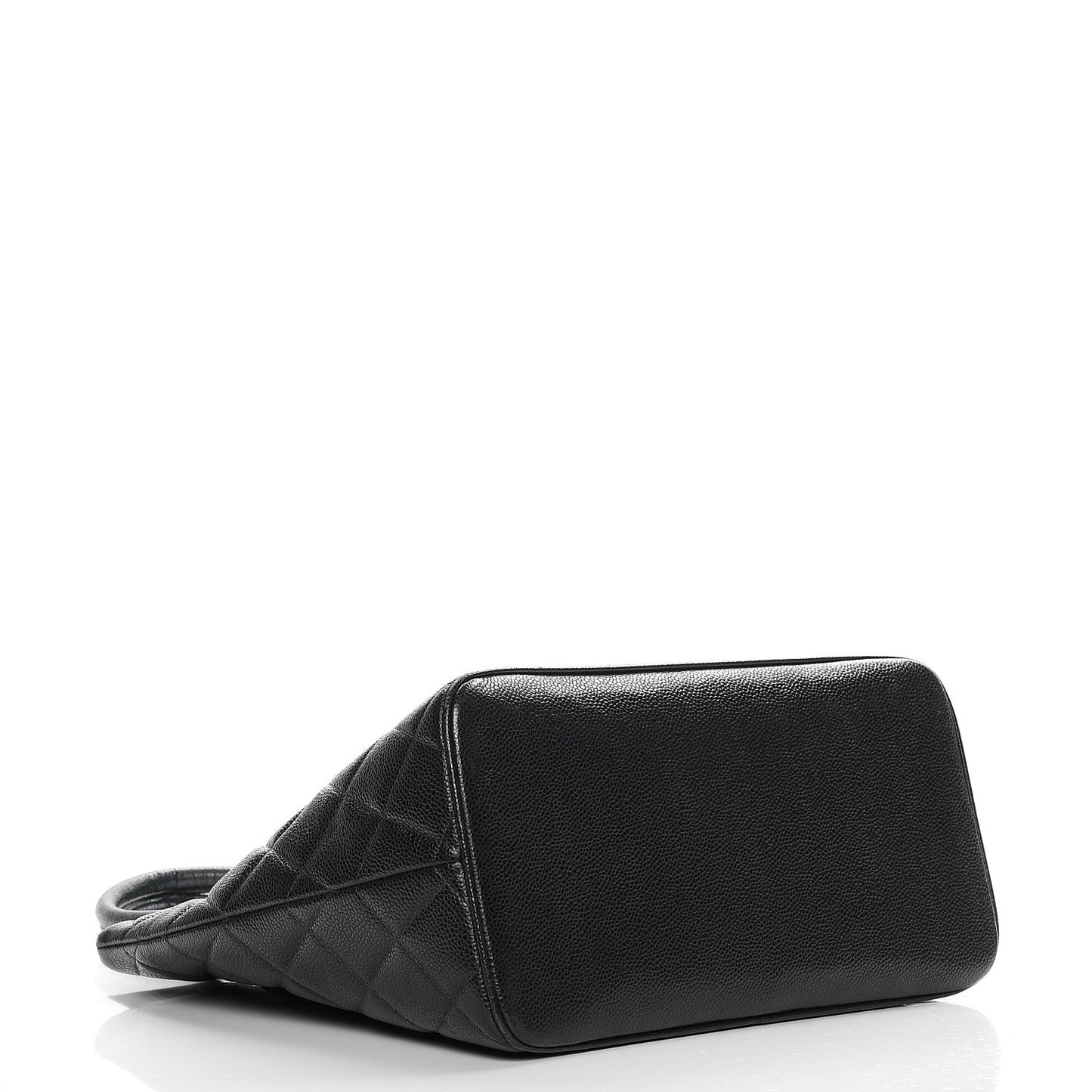 Caviar Quilted Medallion Tote Dark Green