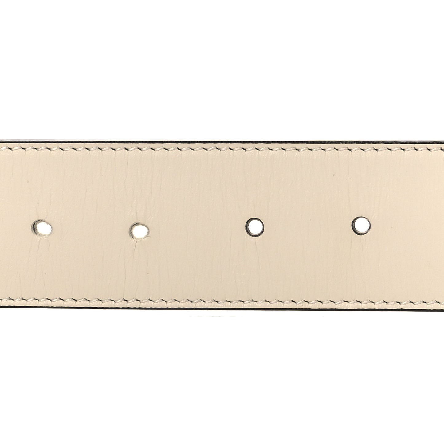Calfskin Double G 40mm Belt 85 34 Mystic White