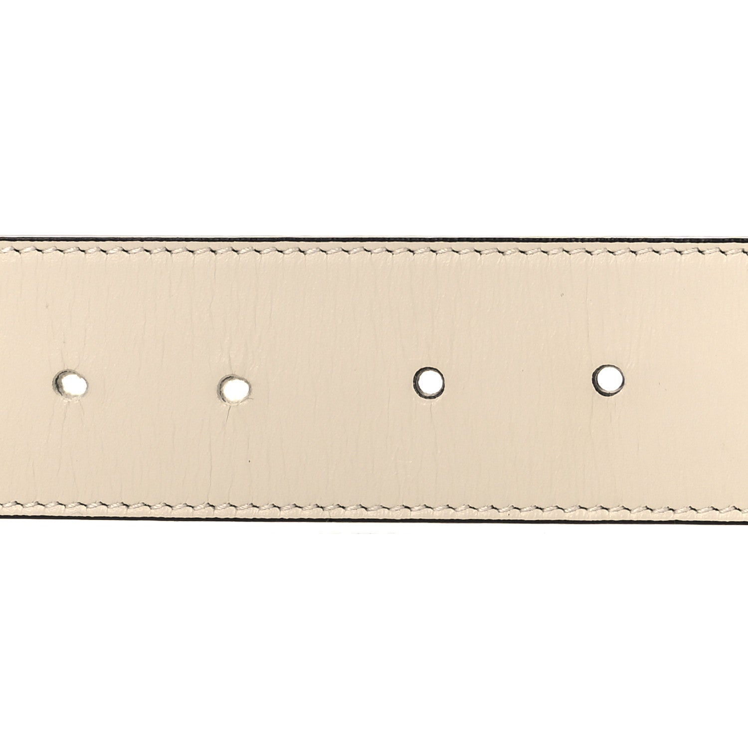 Gucci Calfskin Double G 40mm Belt 85 34 Mystic White 3 of 6