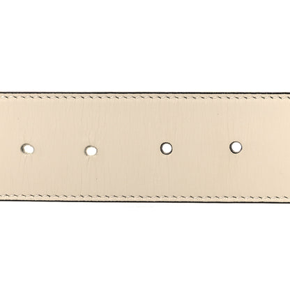Gucci Calfskin Double G 40mm Belt 85 34 Mystic White 3 of 6