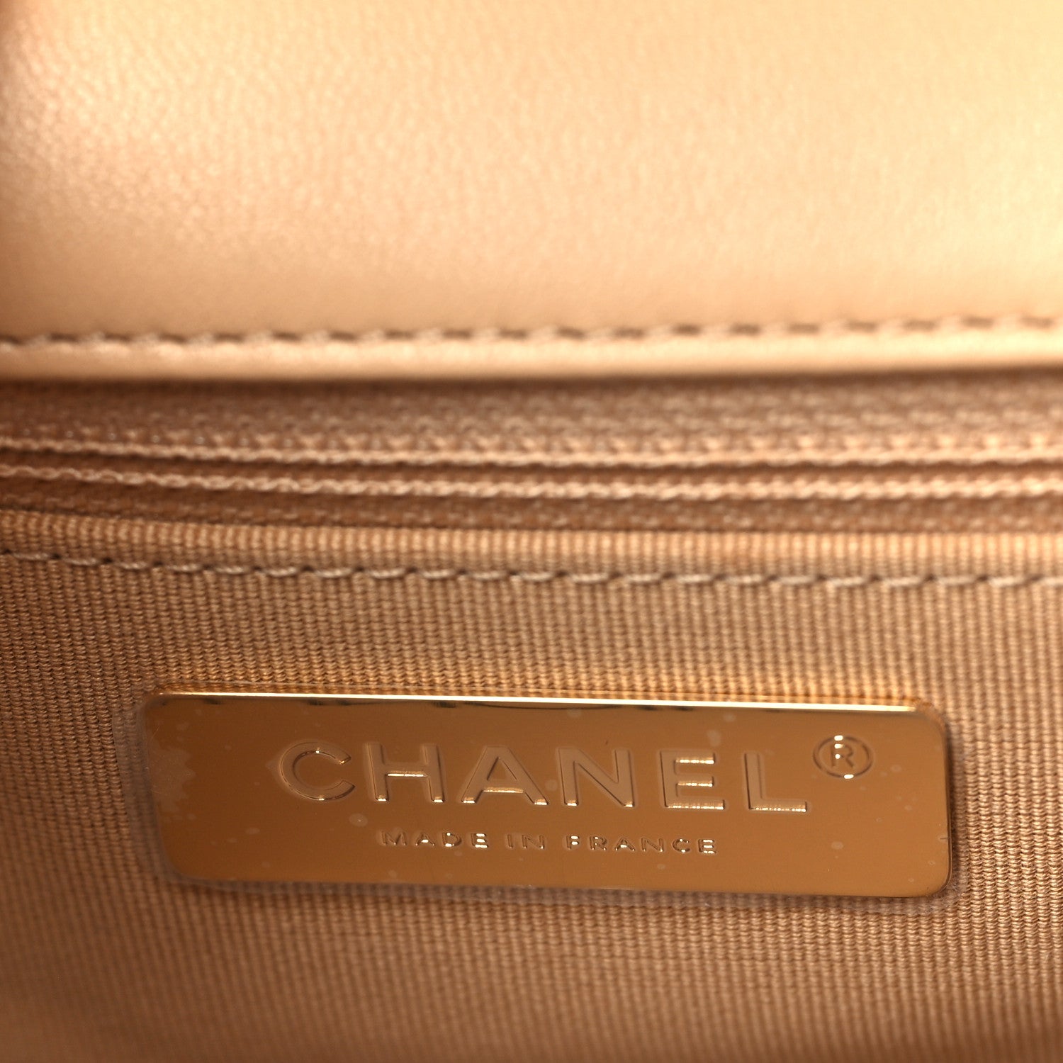 Chanel Lambskin Quilted Medium Chanel 19 Flap Beige 6 of 10