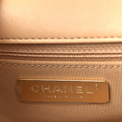 Chanel Lambskin Quilted Medium Chanel 19 Flap Beige 6 of 10