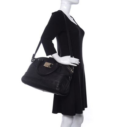 Jimmy Choo Calfskin Tote Black 2 of 9