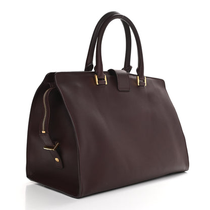Saint Laurent Smooth Calfskin Medium Classic Y Cabas Bordeaux 4 of 10