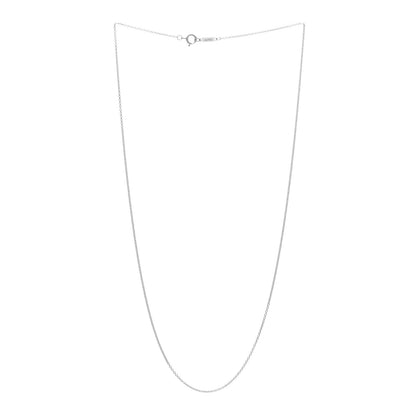 Tiffany 18K White Gold Chain Necklace 18" 3 of 5