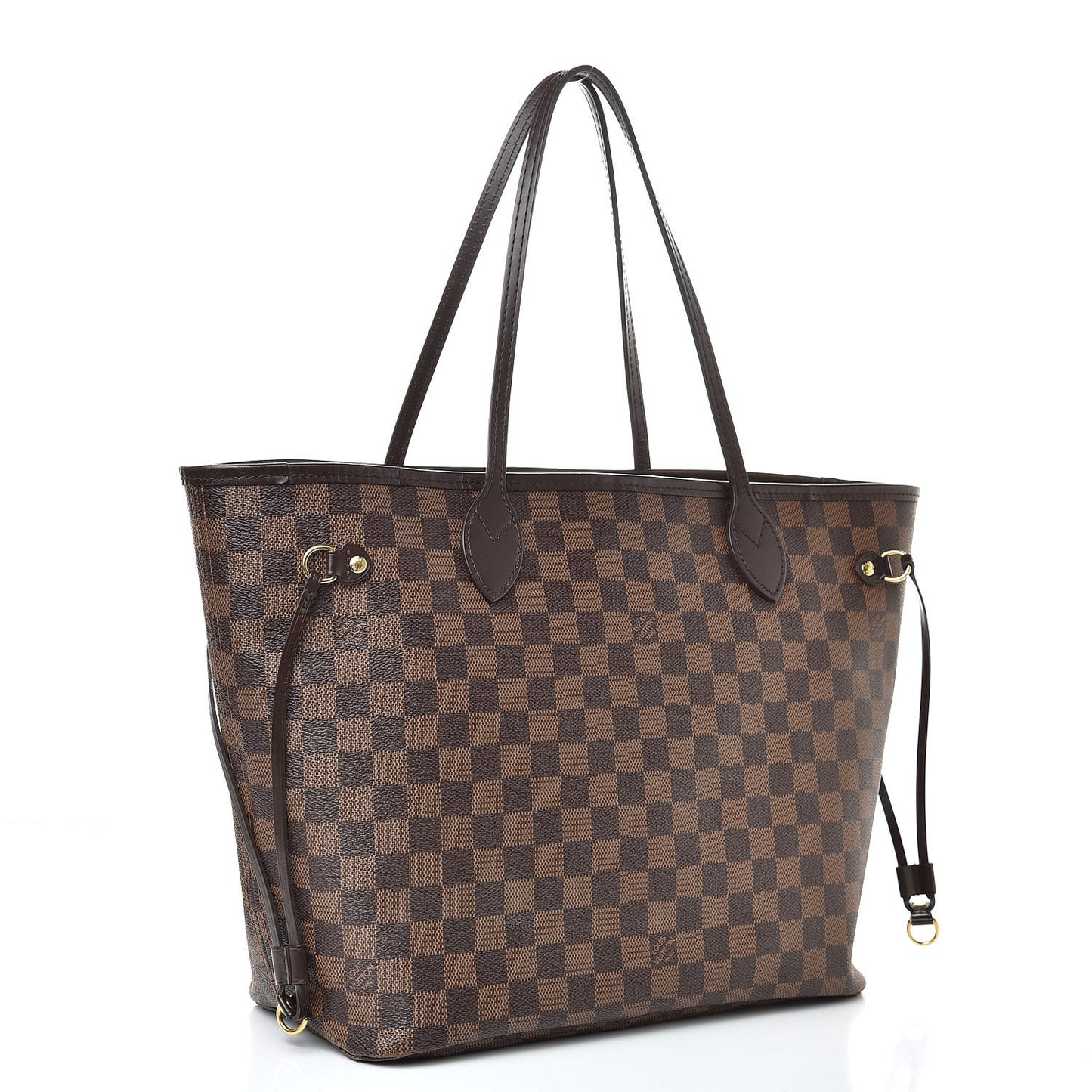 Damier Ebene Neo Neverfull MM Rose Ballerine