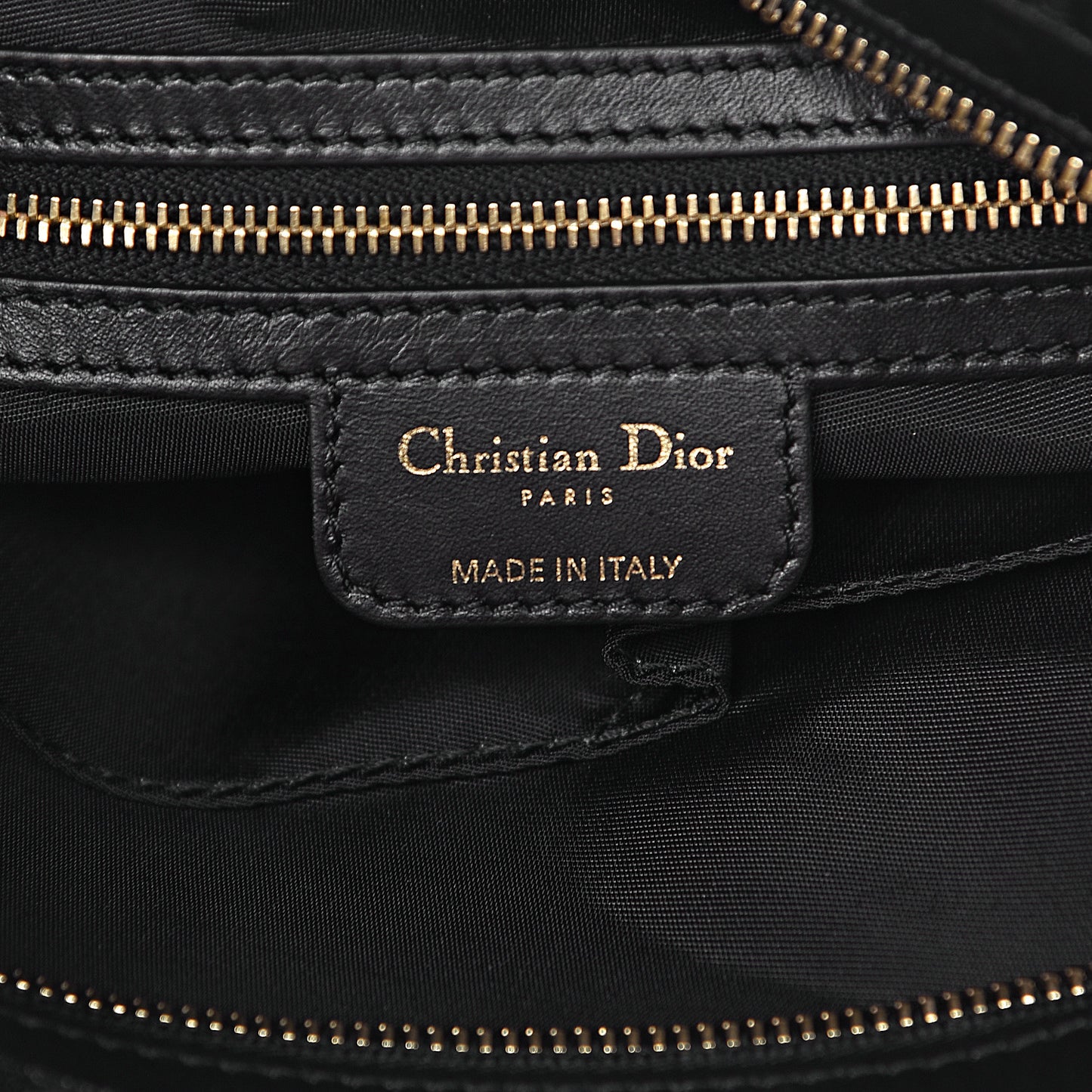 Coated Canvas Cannage Large Dior Soft Shopping Tote Black