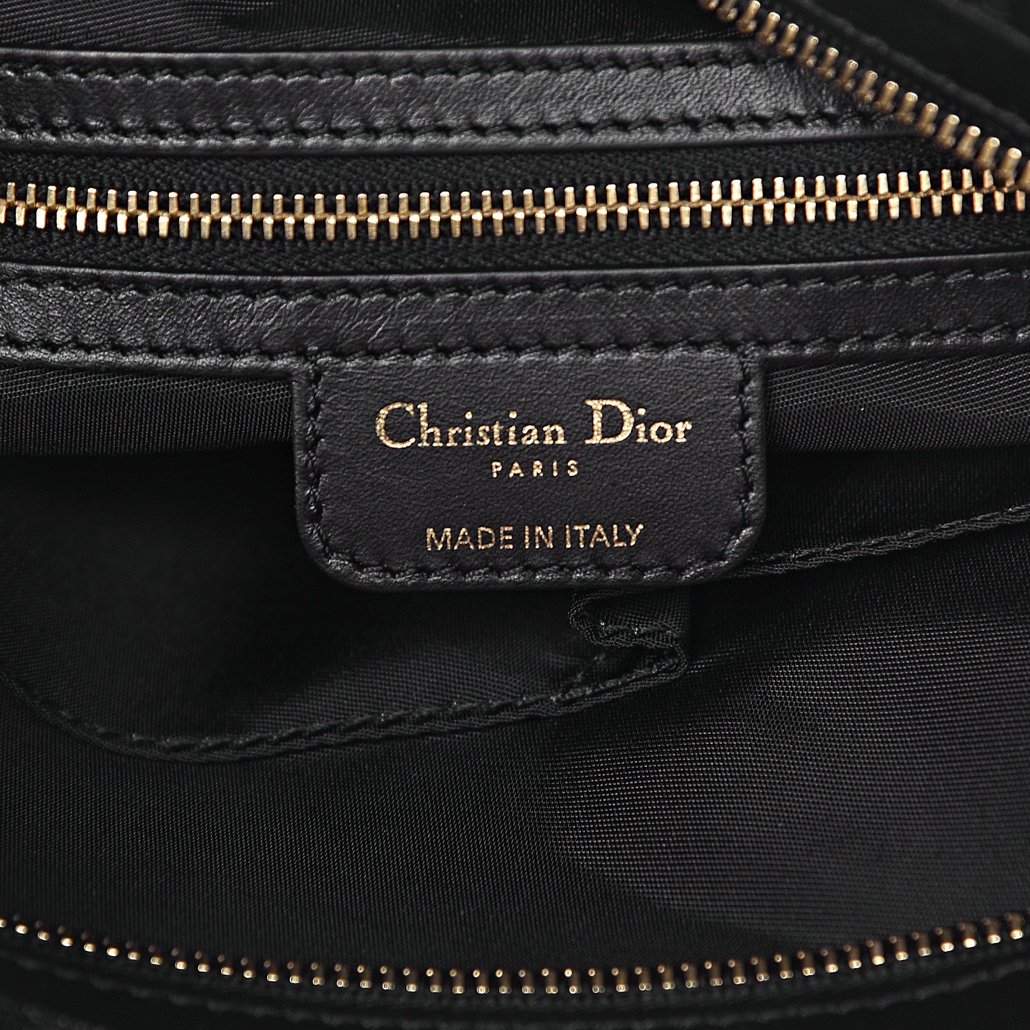 Christian Dior Coated Canvas Cannage Large Dior Soft Shopping Tote Black 6 of 10